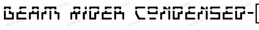 Beam Rider Condensed字体转换